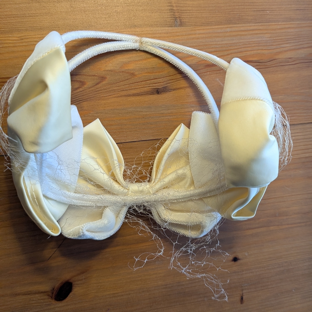 Elegant Cream Headband - Picture 2 of 2